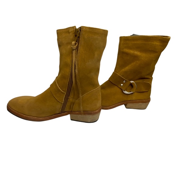 Free People Vienna Distressed Ankle Boot Taupe - Picture 7 of 14